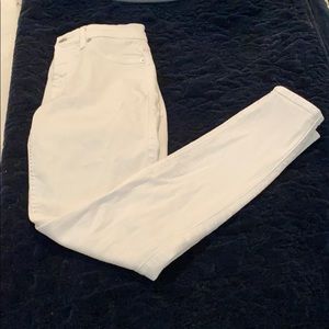 White 7 for all mankind skinny jeans